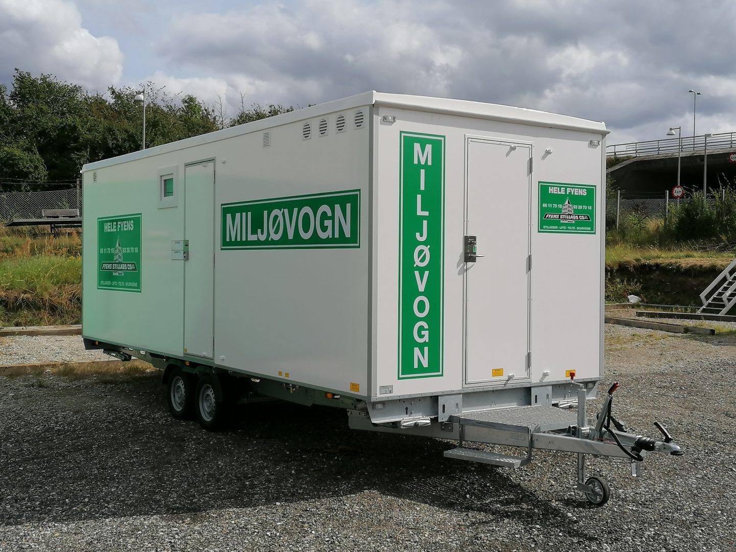 miljøvogn hos Fyens Stillads